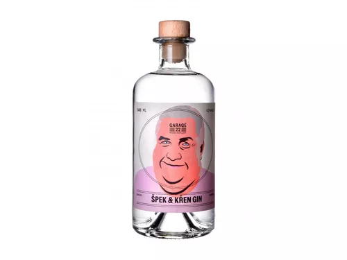 Garage 22 ŠPEK a KŘEN GIN 42% 0,5L L.E.