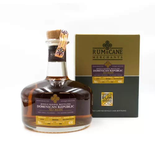 Rum & Cane Dominican Republic XO Single Barrel, GIFT