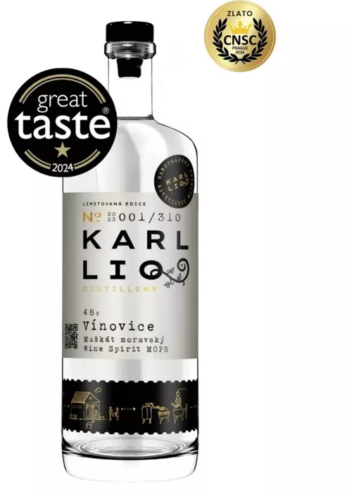 Karl LIQ Vínovice Muškát moravský 48% 0,5L