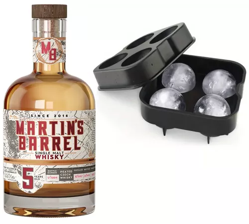 MARTIN´S BARREL 5YO single malt peated whisky 43,3% 0,7L