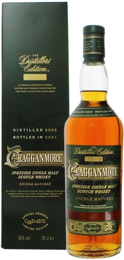 Cragganmore 2009 0,7l 40% / Rok lahvování 2021