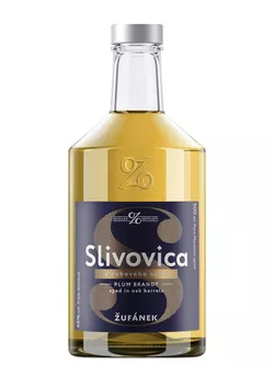 Žufánek  Slivovica z dubového sudu 45% 0,5l