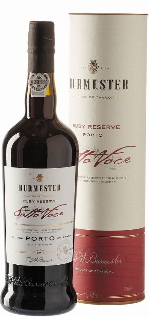 Burmester Sotto Voce Ruby 0,75l 19,5% Tuba