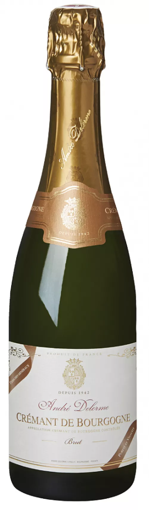 Crémant  de Bourgogne Terrois  Minéraux Blanc Brut 0,75l 12%