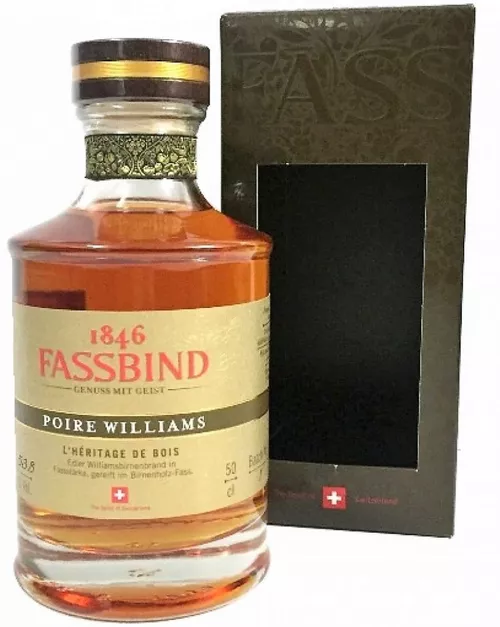 Fassbind Poire Williams L´Heritage De Bois 0,5l 53,8% GB L.E.