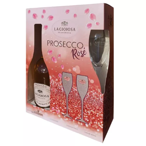 La Gioiosa Prosecco Millesimato Rosé Brut 0,75l 11% + 2x sklo GB