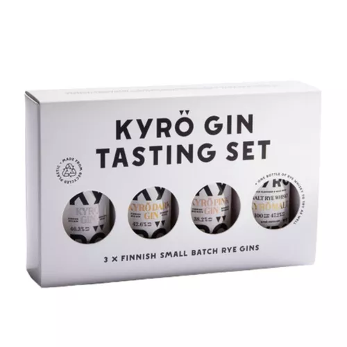 KYRÖ Gin tasting set 4×0,05l 43,57% GB