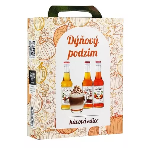 Monin Dýňový podzim Kávová edice 3×0,25l