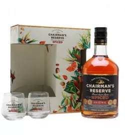 Chairman's Reserve Spiced 0,7l 40% + 2x sklo GB