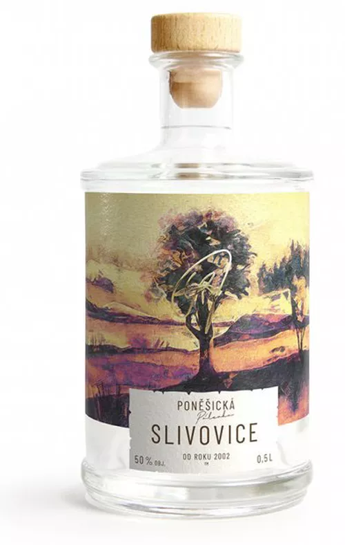 Poněšická slivovice 50% 0,5L