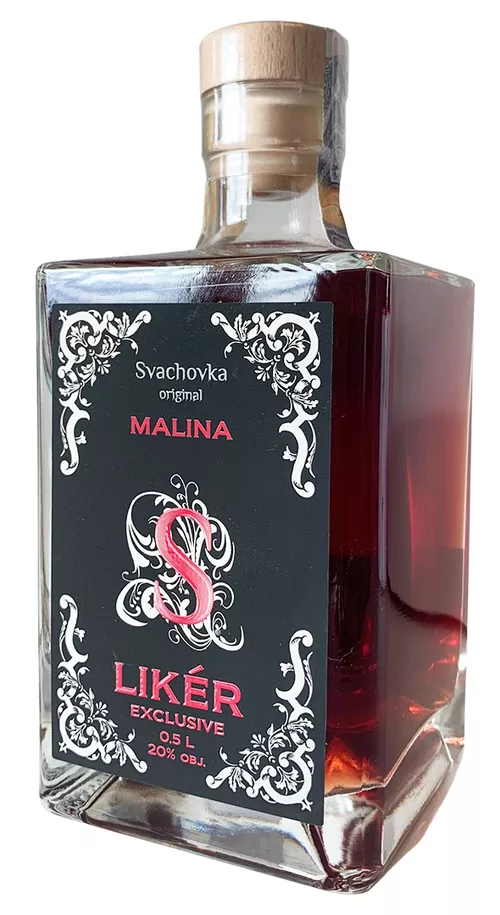 Malinový Exclusive Likér 20% 0,5L