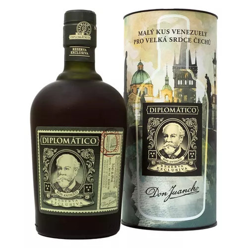 Diplomatico Reserva Exclusiva CZ Design 0,7l 40% Tuba