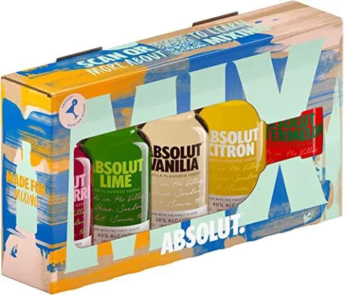 Absolut Set 5×0,05l 40% GB