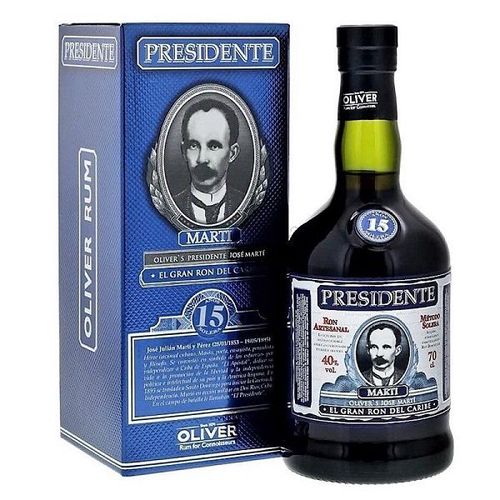 Presidente rum Presidente Marti rum 15yo 40% 0,7l