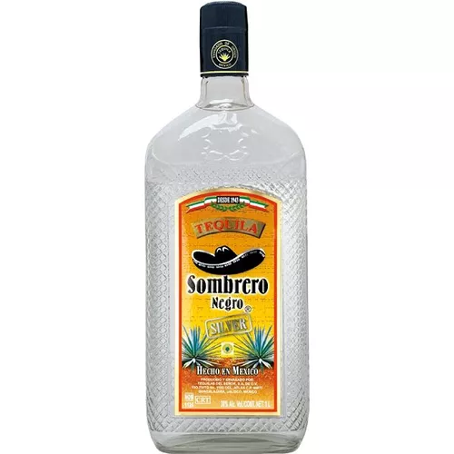 Tequila Sombrero Negro Silver 1l 38%