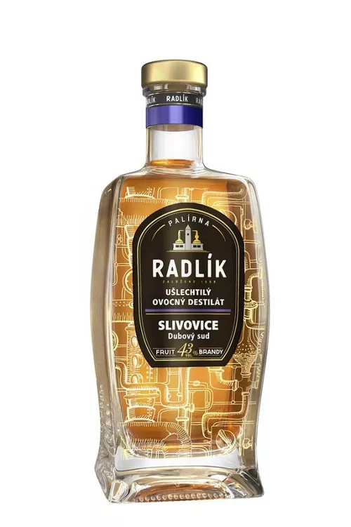 Radlík Slivovice z Dubového Sudu 0,5l 43%